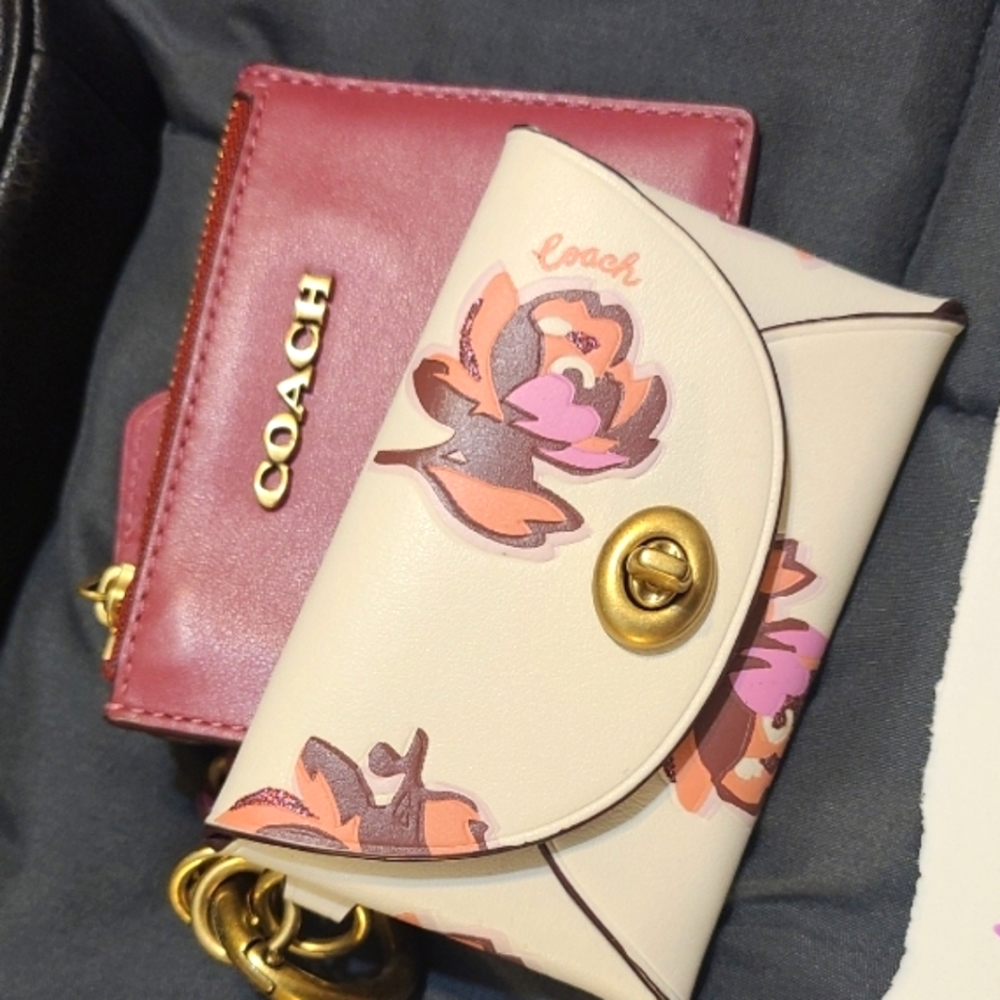 Coach Card Case and zipper pouch